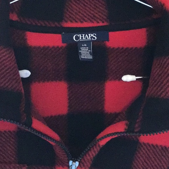 Chaps Pullover  Fleece Top - Picture 2 of 4